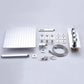 Qexle 12 In Ceiling Mounted Thermostatic Shower System with 6 Body Jets