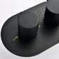 Omni Concealed Thermostatic 8 In Shower System with  Handshower in Matte Black