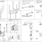 Eocony 10 In Wall Mounted Luxury Pressure Balanced Shower System with 4 Body Jets in Matte Black