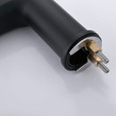 Ouverdot Deck Mounted Bathroom Sink Faucet With Deck Plate in Matte Black