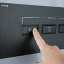 Foni Thermostatic Rainfall & Waterfall Combo Shower System in Matte Black