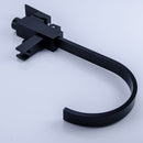 Axen Freestanding Gooseneck Tub Faucet with Handshower in Matte Black