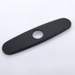 Ouverdot Deck Mounted Bathroom Sink Faucet With Deck Plate in Matte Black