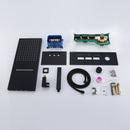 Foni Thermostatic Rainfall & Waterfall Combo Shower System in Matte Black