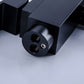 Axen Freestanding Gooseneck Tub Faucet with Handshower in Matte Black