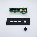 Foni Thermostatic Rainfall & Waterfall Combo Shower System in Matte Black