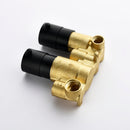 Omni Concealed Thermostatic 8 In Shower System with  Handshower in Matte Black