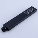 Axen Freestanding Gooseneck Tub Faucet with Handshower in Matte Black