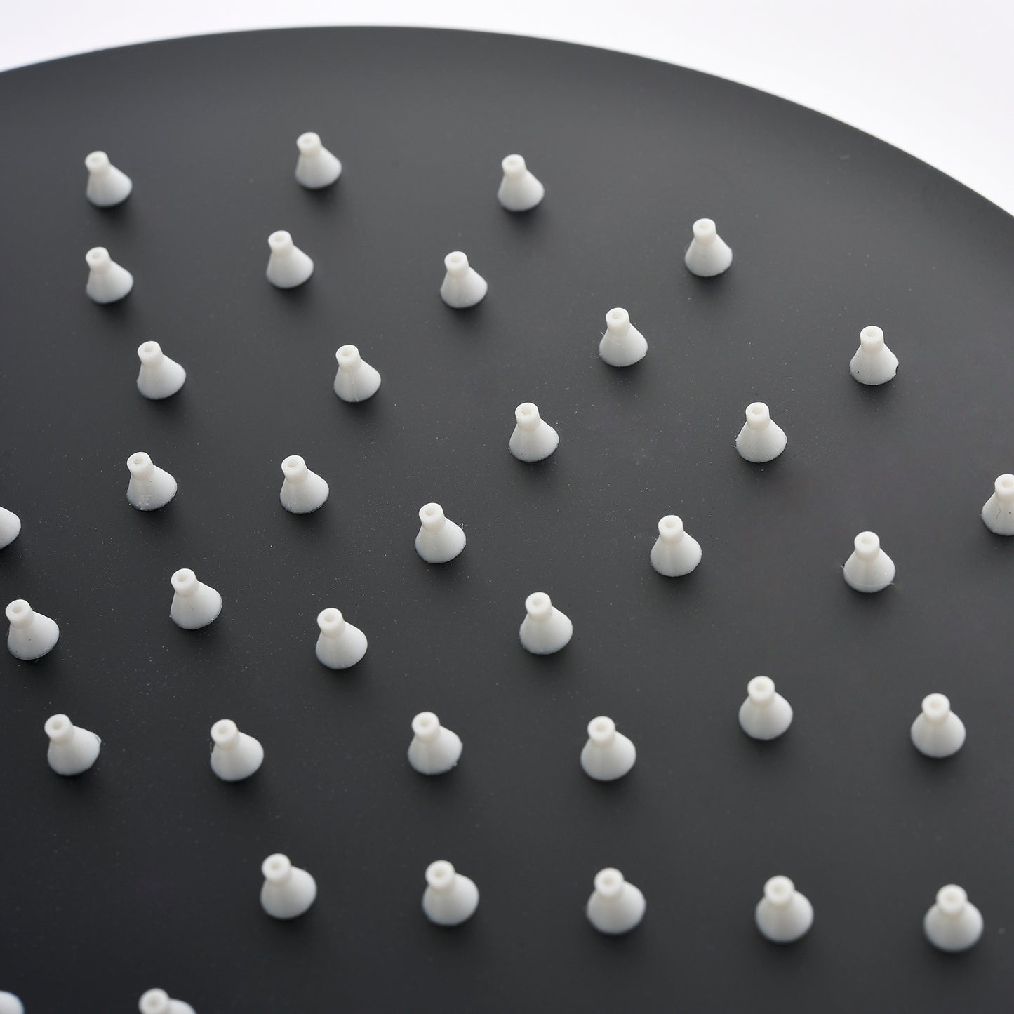 Omni Concealed Thermostatic 8 In Shower System with  Handshower in Matte Black