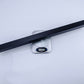Axen Freestanding Gooseneck Tub Faucet with Handshower in Matte Black
