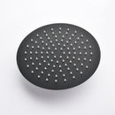 Omni Concealed Thermostatic 8 In Shower System with  Handshower in Matte Black