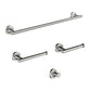 Belles Wall Mounted  Matte Black Bathroom Hardware 4-Piece Set