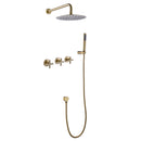 Sosano Wall Mount 10 In Shower System with and Handheld