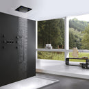Lamo 13 In Ceiling Mounted LED Thermostatic Shower System with 6 Body Jets