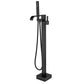 Tozti Freestanding Tub Faucet with Handheld Shower in Brushed Gold