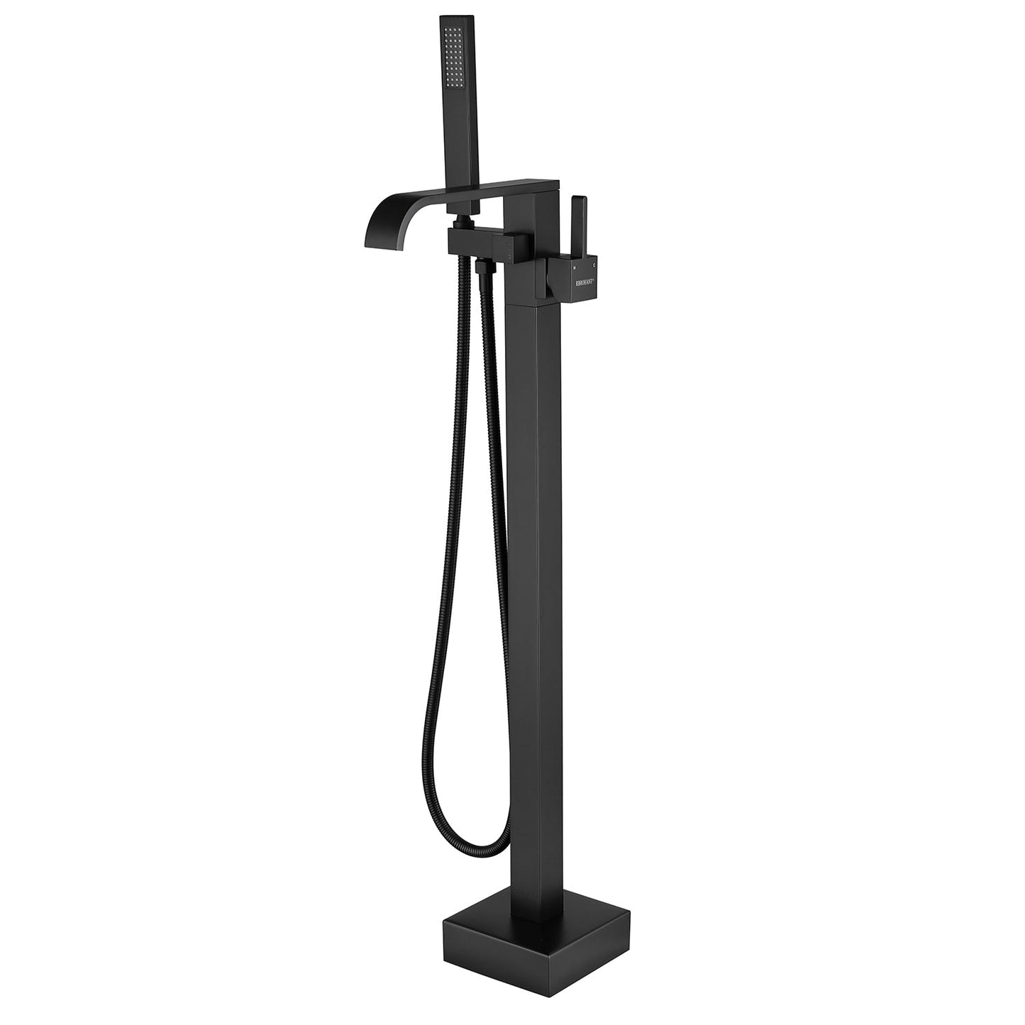 Tozti Freestanding Tub Faucet with Handheld Shower in Brushed Gold