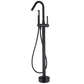 Odda Floor Mounted Freestanding Bathtub Faucet With High-Arc Spout