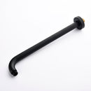 Omni Concealed Thermostatic 8 In Shower System with  Handshower in Matte Black