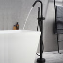Odda Floor Mounted Freestanding Bathtub Faucet With High-Arc Spout