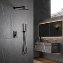 Hogesa Wall Mounted 10 In Rain Shower with handheld Concealed Valve