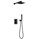Jozz Thermostatic 10 In Shower System Handheldshower in Matte Black