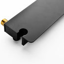 Omni Concealed Thermostatic 8 In Shower System with  Handshower in Matte Black