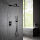 Hogesa Wall Mounted 10 In Rain Shower with handheld Concealed Valve