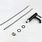 Fline Matte Black One Handle Single Hole Bathroom Faucet