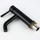 Fline Matte Black One Handle Single Hole Bathroom Faucet