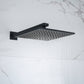 Viralia Pressure Balanced 10 In Shower System with Handshower in Matte Black
