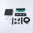 Swerve Ceiling Mounted 10 In Shower System with Handheld Shower in Matte Black