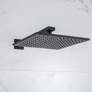 Viralia Pressure Balanced 10 In Shower System with Handshower in Matte Black