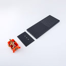 Yono Thermostatic Rain & Waterfall Combo Shower System in Matte Black