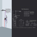 Smoell Pressure Balanced 10 In Shower System with Handshower in Brushed Gold