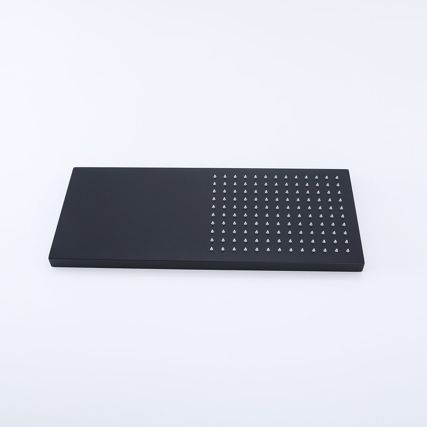 Yono Thermostatic Rain & Waterfall Combo Shower System in Matte Black