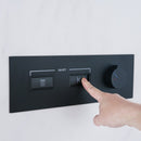 Lyzoo 2 Functions 10 In Shower System HandShower in Matte Black