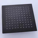 Masa Wall Mounted 10 In. Rainfall Shower System in Matte Black