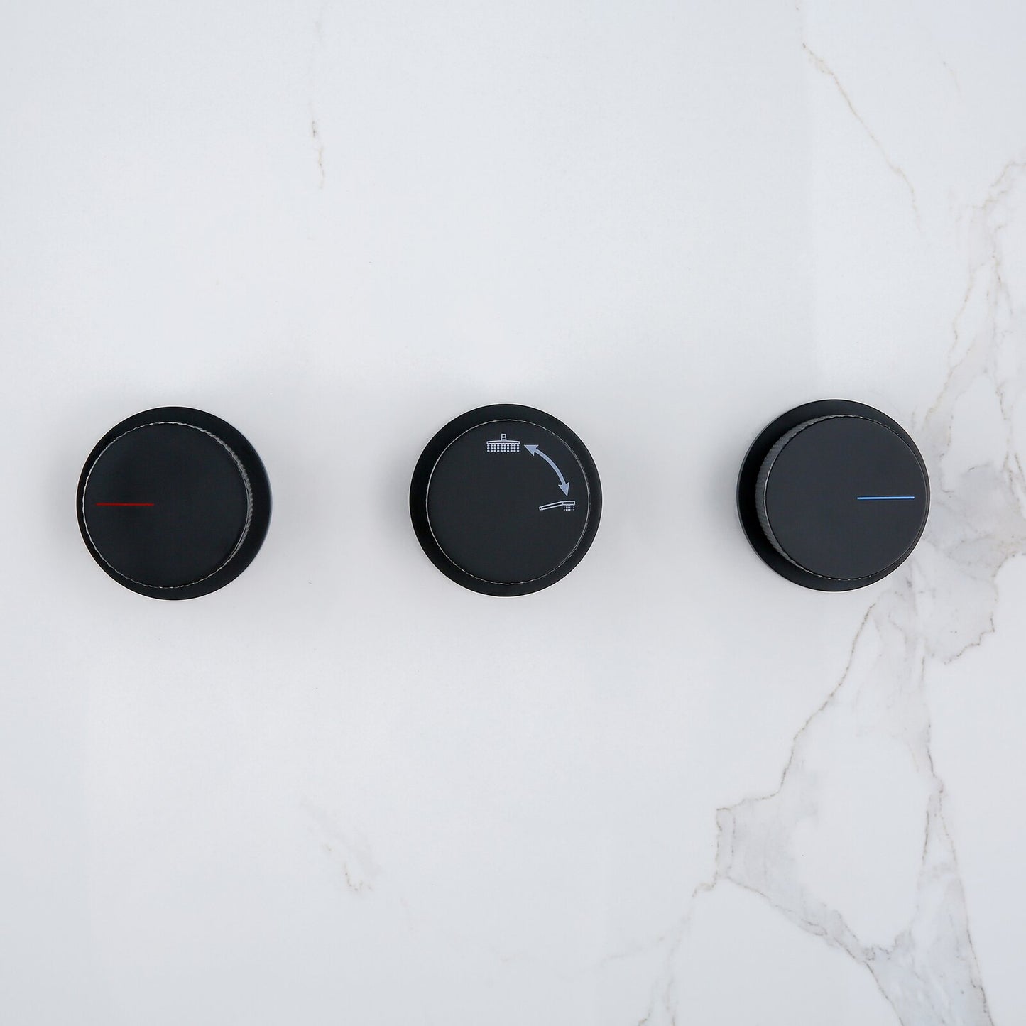 Viralia Pressure Balanced 10 In Shower System with Handshower in Matte Black