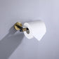 Thyme Black and Gold Modern Bathroom Hardware 4-Piece Set