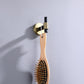 Thyme Black and Gold Modern Bathroom Hardware 4-Piece Set