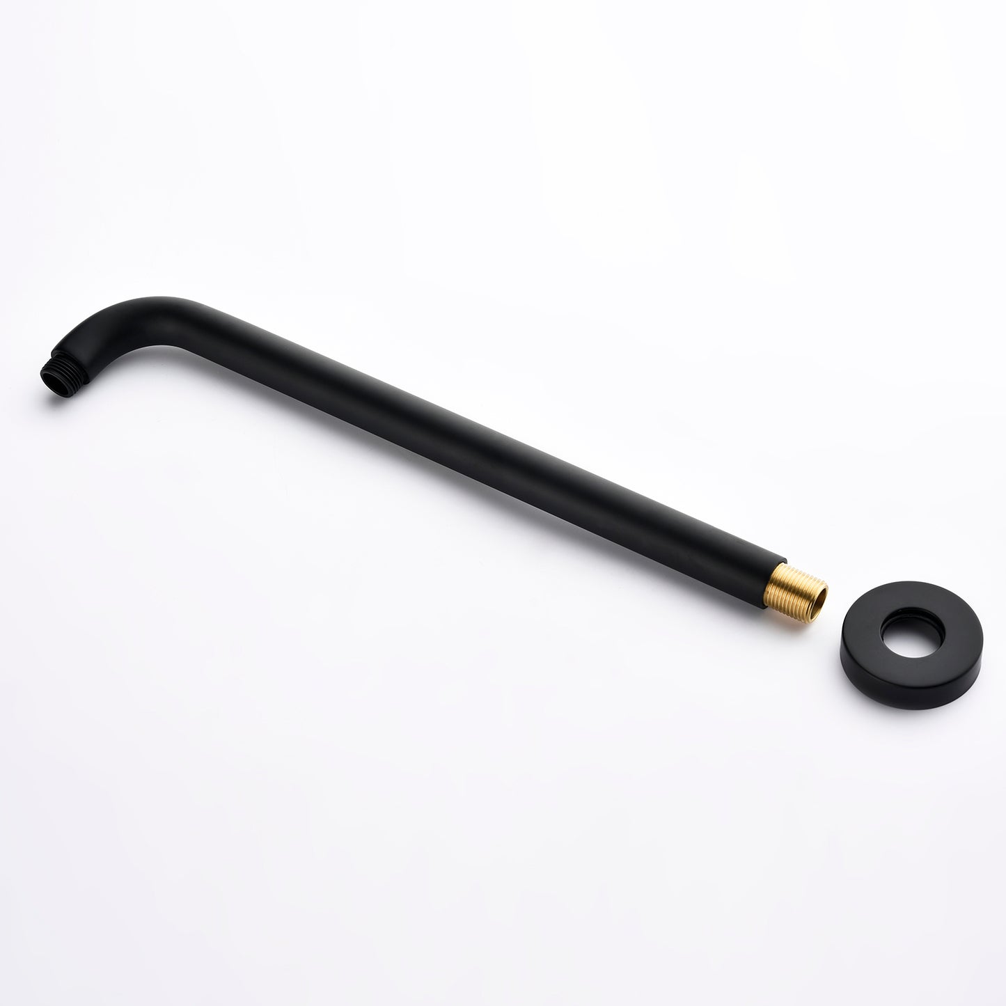 Omni Concealed Thermostatic 8 In Shower System with  Handshower in Matte Black