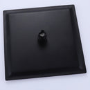 Masa Wall Mounted 10 In. Rainfall Shower System in Matte Black