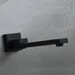 Yozty Wall Mounted 10 In  Shower System with Tub Faucet in Matte Black