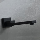 Yozty Wall Mounted 10 In  Shower System with Tub Faucet in Matte Black