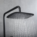 Deng 2 Function Thermostatic Exposed Shower with Handshower in Matte Black