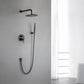Wellcho Pressure Balanced 10 In Shower System with Handshower in Matte Black