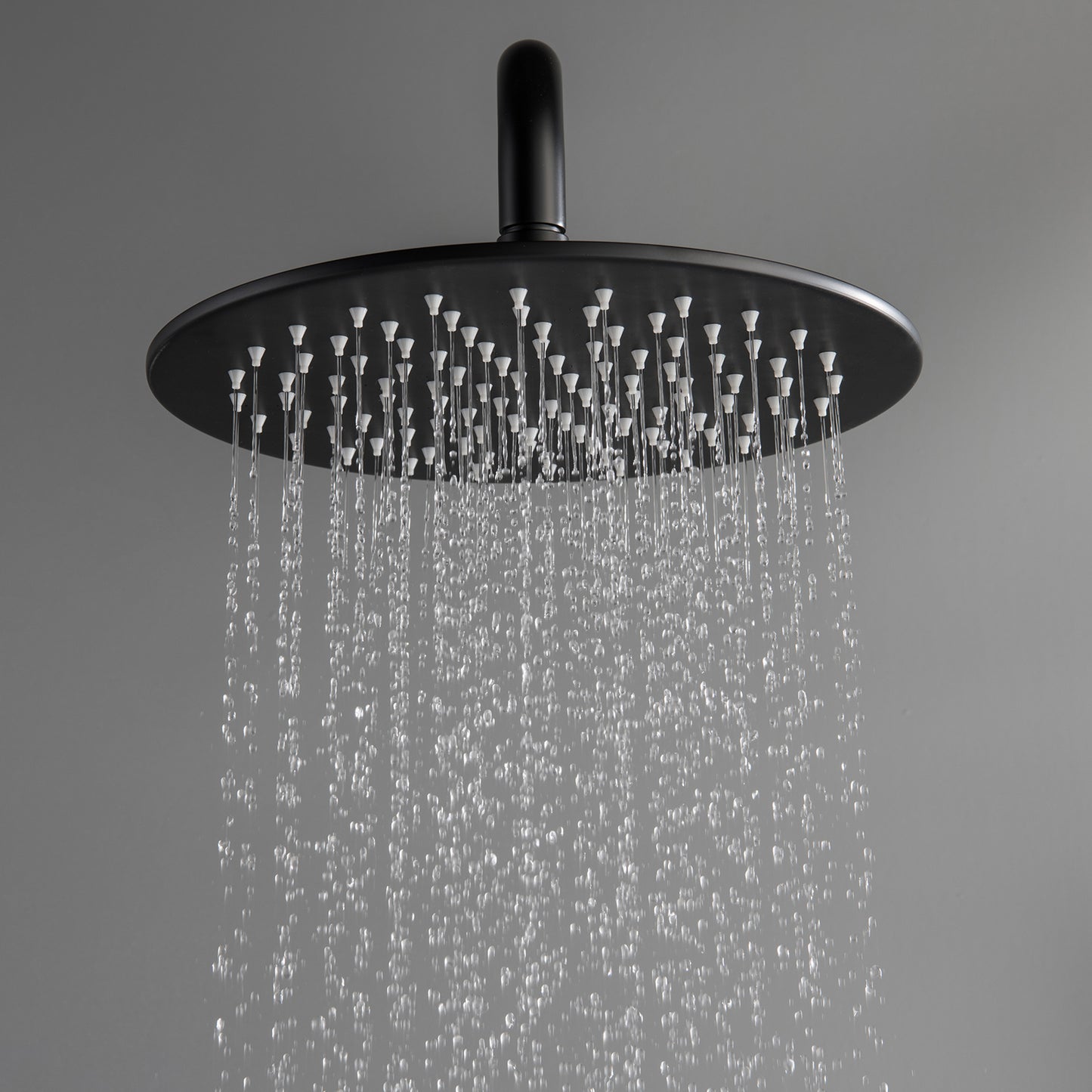 Wellcho Pressure Balanced 10 In Shower System with Handshower in Matte Black