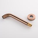 Fila Wall Mounted Tub Faucet with Handheld Shower in Rose Gold