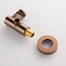 Fila Wall Mounted Tub Faucet with Handheld Shower in Rose Gold