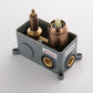 Fila Wall Mounted Tub Faucet with Handheld Shower in Rose Gold